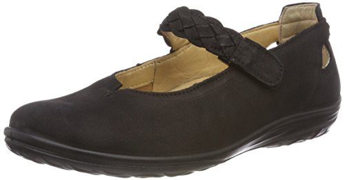 Jomos Damen Allegra Geschlossene Ballerinas, Schwarz, 37 EU von Jomos