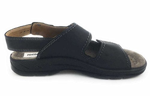 Jomos Herren Activa offen Zehen Sandalen, schwarz - schwarz - schwarz - Größe: 45 von Jomos