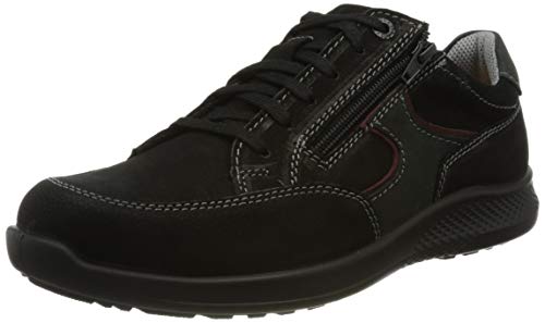 Jomos Herren Campus Sneaker, schwarz/Oxblood, 44 EU von Jomos