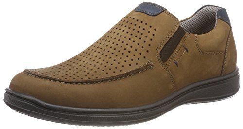 Jomos Herren Credo Slipper, Braun (Nuß/Ozean) von Jomos