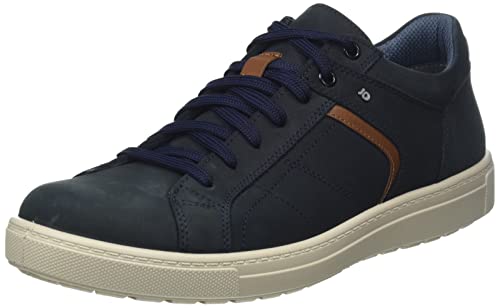 Jomos Herren Rallye Sneaker, Nachtblau/Cognac, 40 EU Weit von Jomos