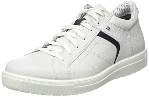 Jomos Herren Rallye Sneaker, Offwhite/Nachtblau, 43 EU Weit von Jomos