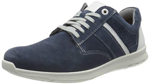Jomos Herren Rogato Sneaker, Blau (Jeans/Offwhite 910-9007), 45 EU von Jomos
