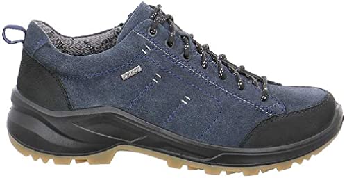 Jomos Herren Trekking Sneaker, schwarz/Nachtblau, 45 EU Weit von Jomos