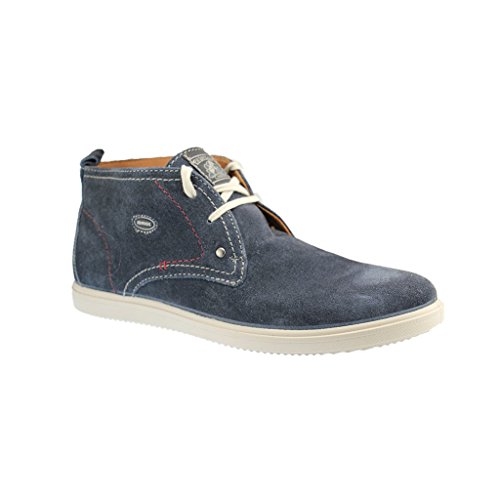 Jomos Schnürhalbschuh, 31630485860, Velour, ozean,42 von Jomos