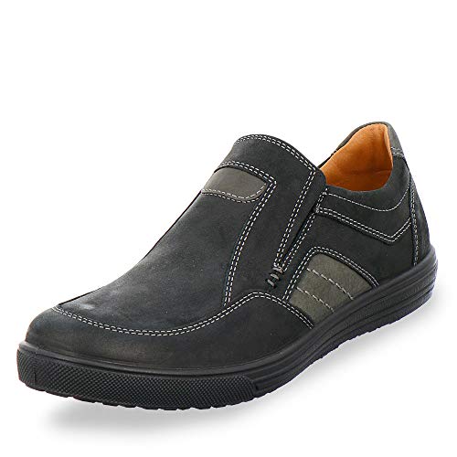 Jomos Slipper Herren Uni Rindsleder Schlupf Schwarz 40 von Jomos