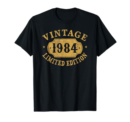 41. Geburtstag Frauen 41 Jahre alt Männer Lustig 1984 41 Jahre alt T-Shirt 41. Geburtstag Frauen 41 Jahre alt Männer Lustig 1984 41 Jahre alt T-Shirt von Jomqueru Vintage Birthday Gifts Store