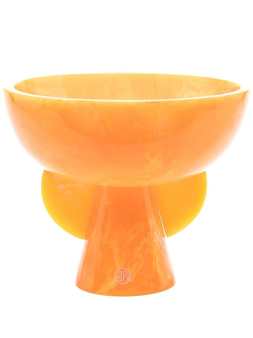 Jonathan Adler Mustique Pedestal Schale 23cm - Orange von Jonathan Adler