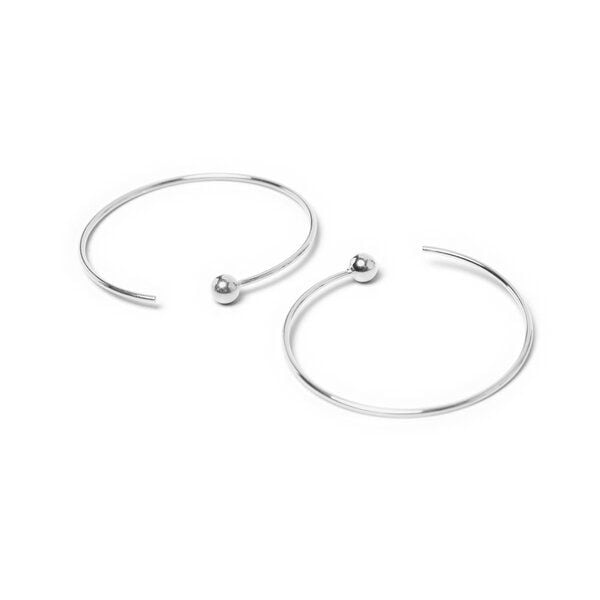 Jonathan Radetz Jewellery - Creole SPHERE, Silber 925, Sterlingsilber, Durchmesser 20 - 30 mm, Handmade in Germany Jonathan Radetz Jewellery - Creole SPHERE, Silber 925, Sterlingsilber, Durchmesser 20 - 30 mm, Handmade in Germany von Jonathan Radetz Jewellery