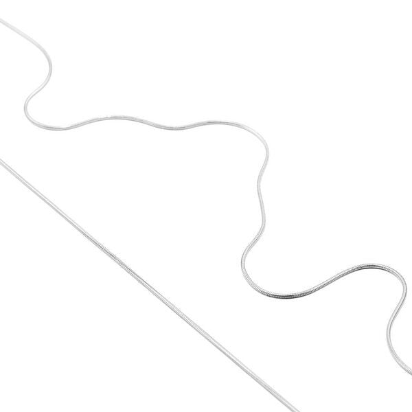 Jonathan Radetz Jewellery Kette Endless, fine, raw, snake, finecube, fine square, flow, endlos, Länge 120cm, Silber 925, Made in Germany von Jonathan Radetz Jewellery