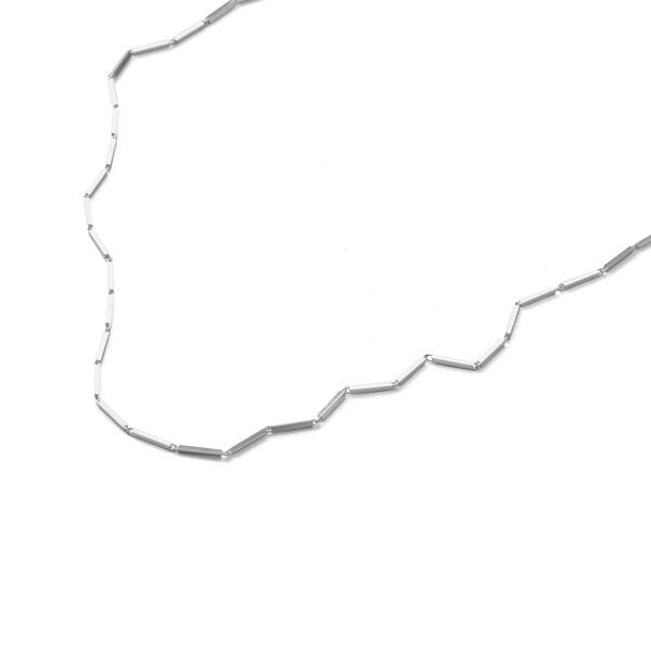 Jonathan Radetz Jewellery Kette Endless, fine(01), raw(02), Snake(03), finecube (04), fine square (05), endlos, Länge 120cm, Silber 925, Made in Germany von Jonathan Radetz Jewellery