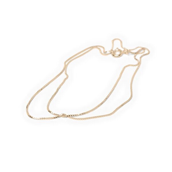 Jonathan Radetz Jewellery Kette FINEFINE, Gold 585, 14 Karat, Länge 43 cm, Handmade in Germany von Jonathan Radetz Jewellery