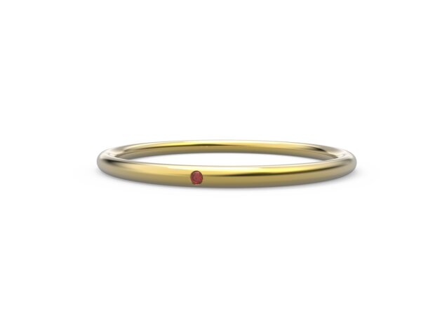 Jonathan Radetz Jewellery Ring REMEMBER, Gold 585, 14 karat, farbiger Diamant, Größe 48 - 60, Handmade von Jonathan Radetz Jewellery