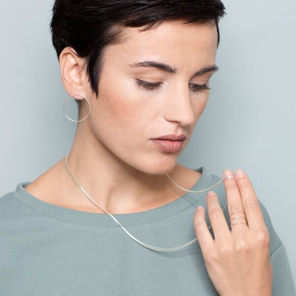 Jonathan Radetz Jewellery Stecker SPIRAL, Silber 925, Sterlingsilber, Durchmesser 10 - 30 mm, Handmade in Germany von Jonathan Radetz Jewellery