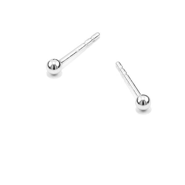 Jonathan Radetz Jewellery Stecker fineSPHERE & SPHERE, Silber 925, Sterlingsilber, Handmade in Germany von Jonathan Radetz Jewellery