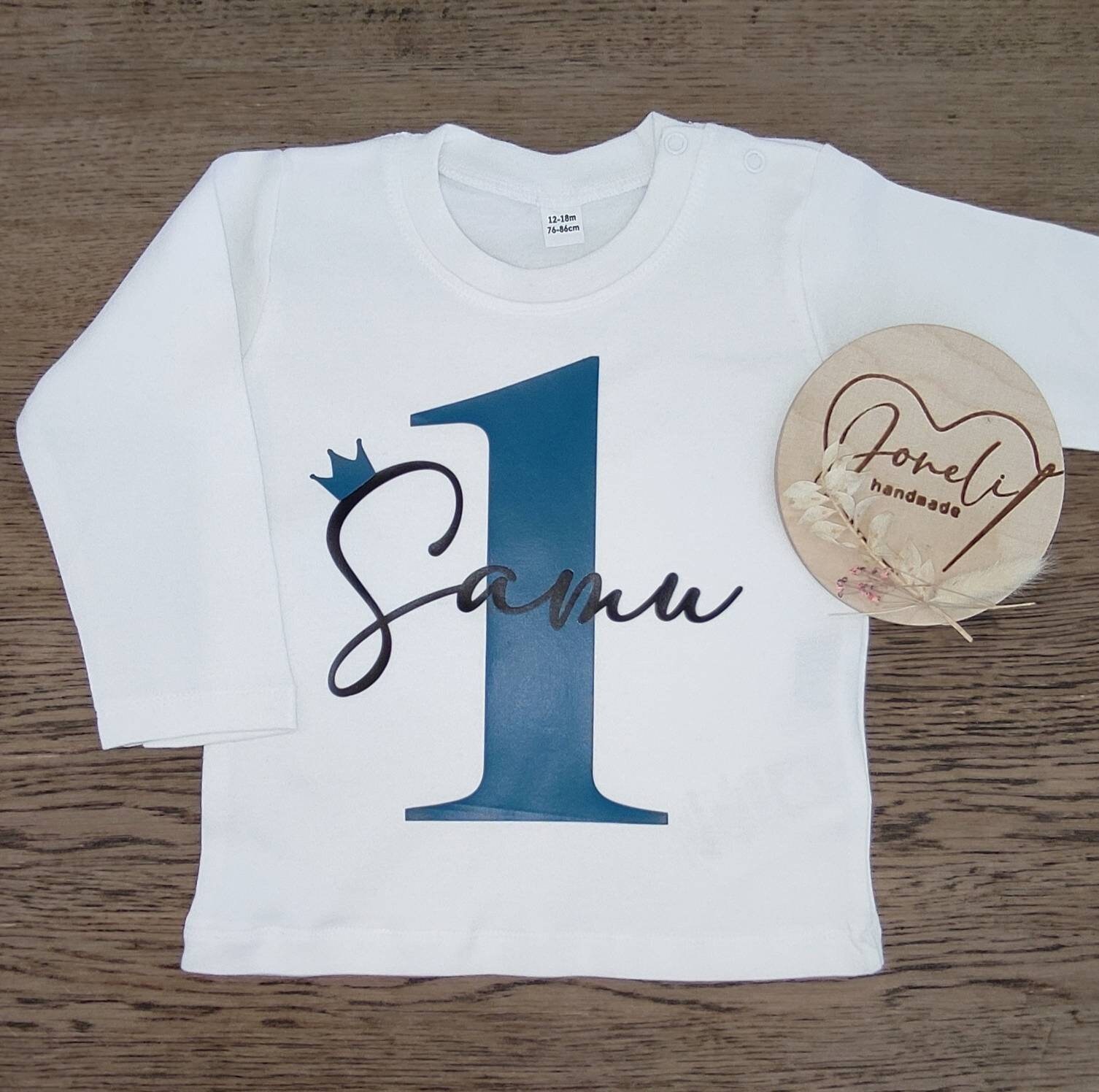 Geburtstags Shirt Langarm Für Jungs Mit Individuellem Aufdruck Geburtstags Shirt Langarm Für Jungs Mit Individuellem Aufdruck von JoneliHandmade