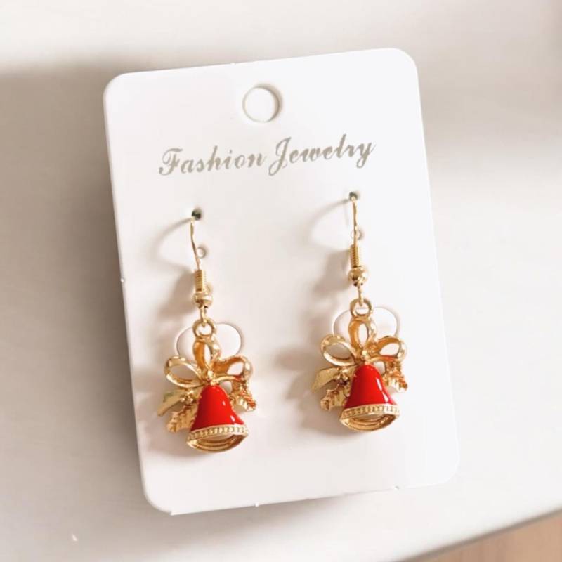 Weihnachtliche Glöckchen Ohrringe - Handmade Geschenkidee Weihnachten Festlicher Schmuck Weihnachtliche Glöckchen Ohrringe - Handmade Geschenkidee Weihnachten Festlicher Schmuck von Jonellaa