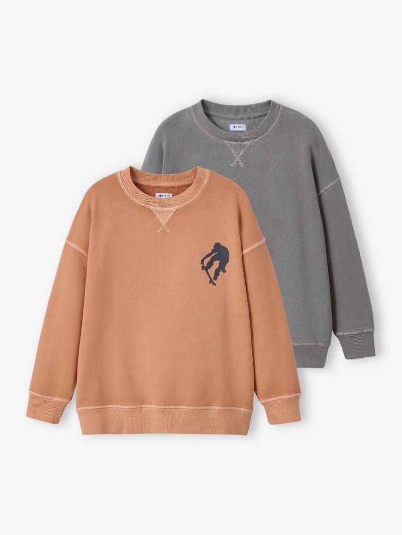 2er-Pack Jungen Sweatshirts JONEN mit Recycling-Baumwolle von Jonen