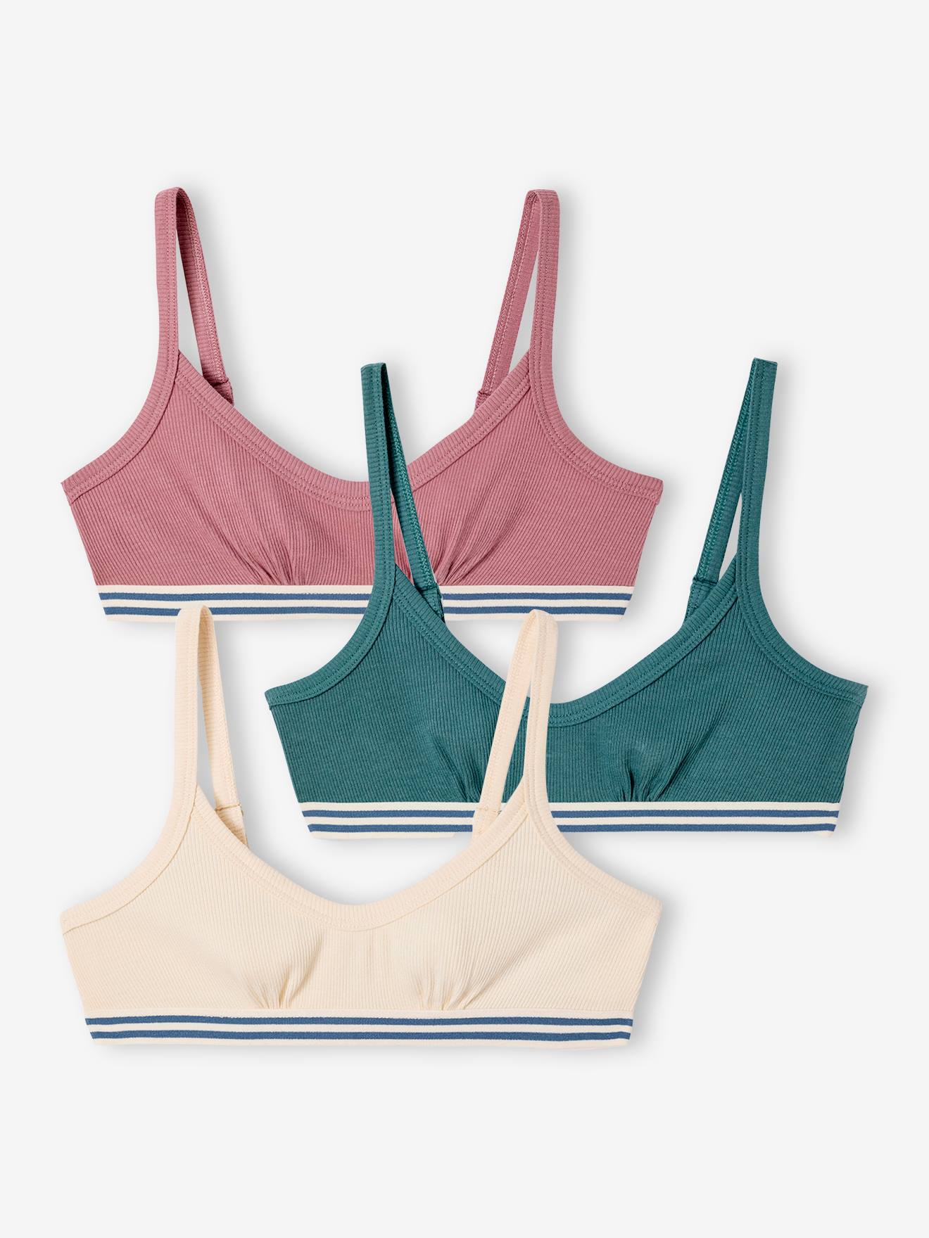 Bio-Kollektion: 3er-Pack Mädchen Bustiers JONEN Bio-Kollektion: 3er-Pack Mädchen Bustiers JONEN von Jonen