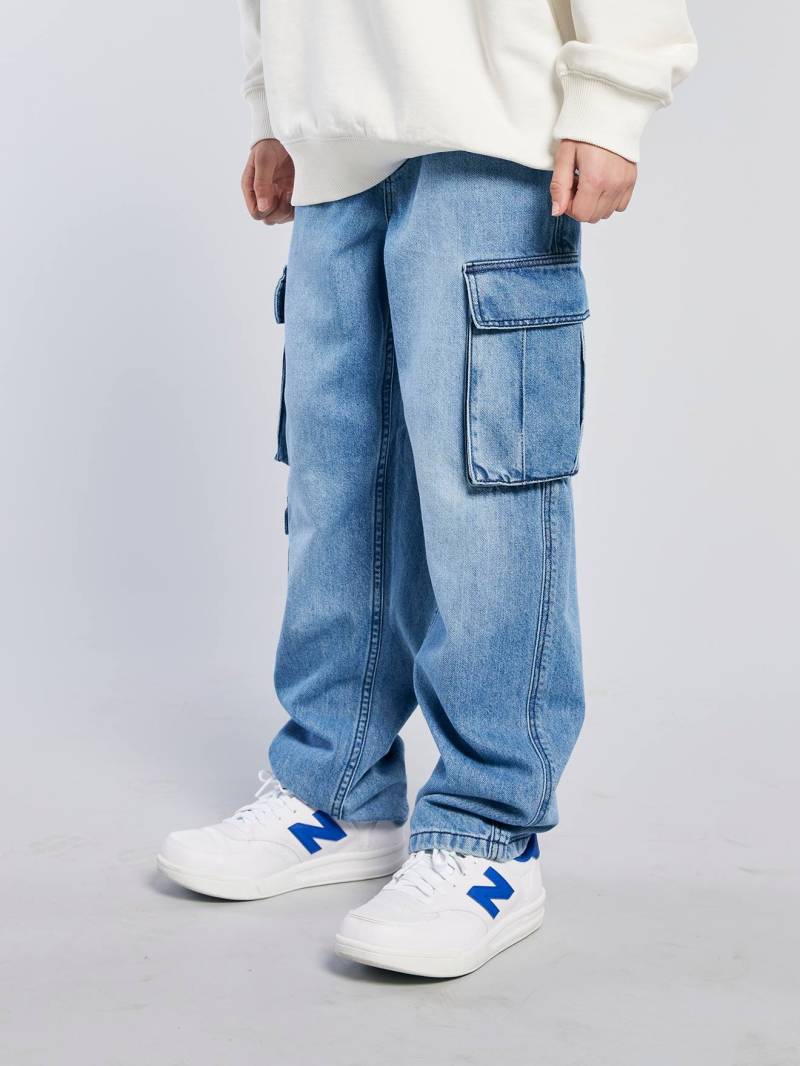 Jungen Cargo-Jeans Loose-Fit von Jonen
