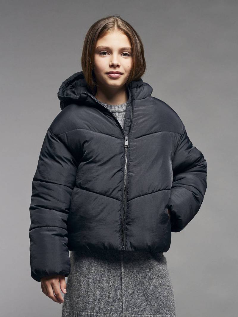 Kurze Mädchen Steppjacke mit Kapuze JONEN von Jonen