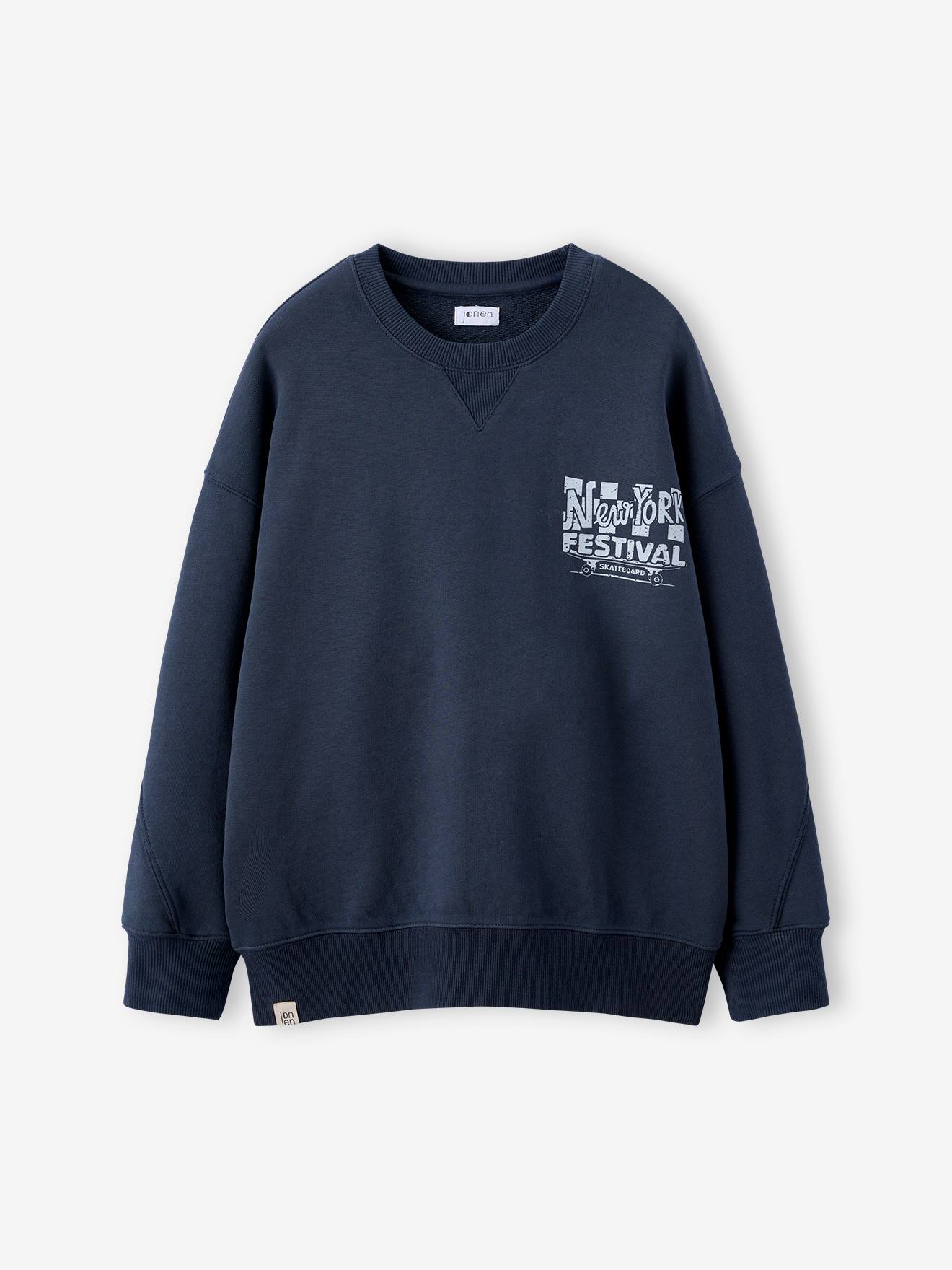 Weites Jungen Sweatshirt in Washed-Optik von Jonen