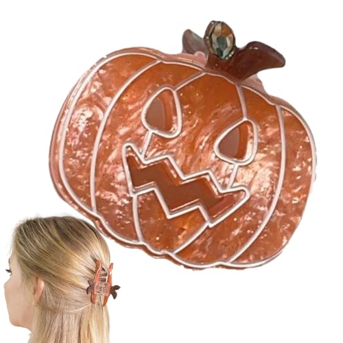 2 Stück Halloween Haarklammer, Haarspangen Damen, Klein Haarspange, Rutschfeste Claw Clip, Einzigartige Haarspangen Für Mädchen, Acryl-Haarnadel-Haarschmuck Für Frauen Und Mädchen von Jongyumo
