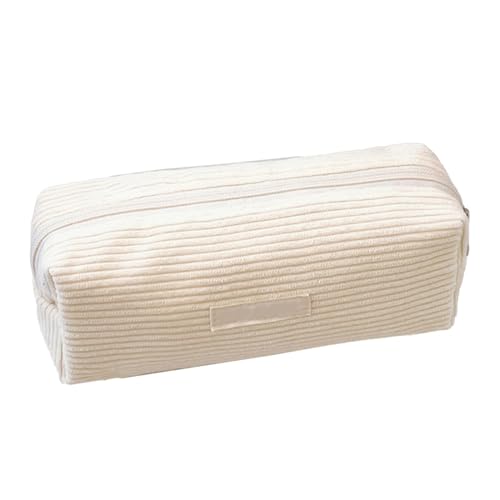 Federmäppchen Aus Cord, Federmäppchen Organizer, Aufbewahrung Für Schreibwaren Und Stifte, Tragbare Cord Briefpapier Bleistift Organizer Tasche, Reibungsloses Öffnen Und Schließen, Einfaches Design von Jongyumo