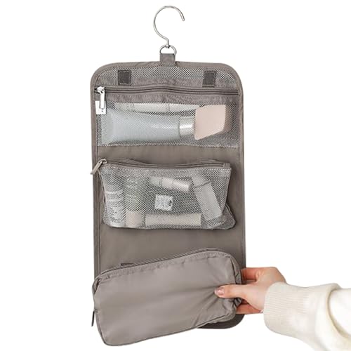 Kosmetiktasche - Kosmetiktasche Für Persönliche Pflege - wasserdichte Tragbare Aufhängbare Aufbewahrungstasche Für Zuhause Studentenwohnheim Reise Frauen Tägliche Morgenroutine von Jongyumo