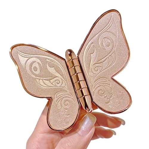 Lidschatten Palette, 6 Farben Einzigartig Schmetterling Eyeshadow Palette Schimmernde, Langlebig Wasserdicht Augenpalette, Bunte Schminkpalette, Highly Pigmented Natürlich Nude Eyeshadow Palette von Jongyumo