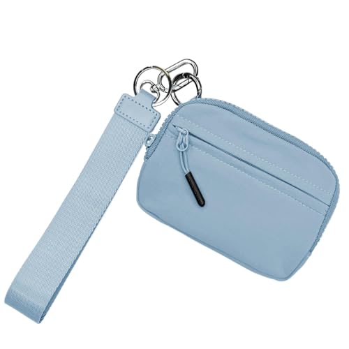 Schlüsselanhänger-Geldbörse für Damen, Handgelenktasche mit Schlüsselanhänger - Schlüsselanhänger-Geldbörse | Wasserdichte Schlüsselanhänger-Geldbörse aus Nylon, kompakte Schlüsselanhänger-Reißverschl Schlüsselanhänger-Geldbörse für Damen, Handgelenktasche mit Schlüsselanhänger - Schlüsselanhänger-Geldbörse | Wasserdichte Schlüsselanhänger-Geldbörse aus Nylon, kompakte Schlüsselanhänger-Reißverschl von Jongyumo