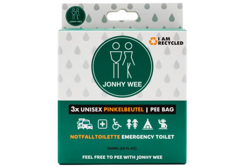 Jonhy Wee Urinbeutel 3x unisex Urinbeutel, 600 ml Jonhy Wee Urinbeutel 3x unisex Urinbeutel, 600 ml von Jonhy Wee