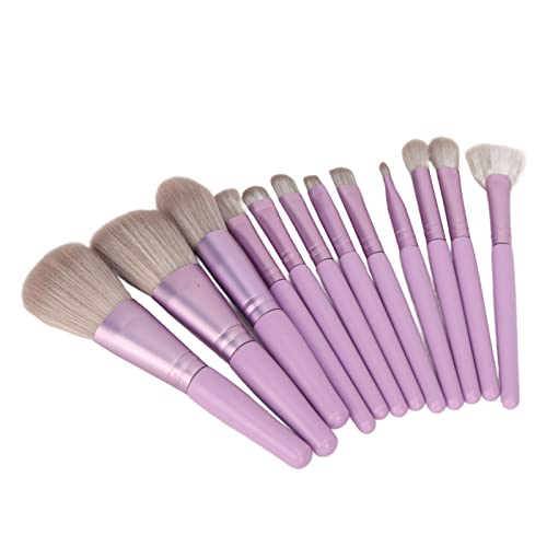 12-teiliges Make-up-Pinsel-Set, Professionelles Make-up-Pinsel-Set, Tragbares Kosmetik-Puder-Rouge für Lidschatten-Gesichts-Schönheitswerkzeuge von Jonlaki