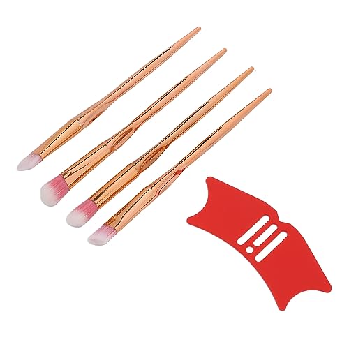 Augen-Make-up-Pinsel-Set, mit Eyeliner-Zeichenhilfe, Schattenschablone, Make-up-Werkzeug-Set, für Präzises Auftragen und Mischen von Jonlaki