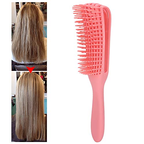 Haarmassagekamm, Octopus Shape Hair Barber Comb Antistatisches Styling Friseurkamm Haarschneidekämme für Männer und Frauen(Rosa) von Jonlaki