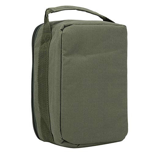 Jonlaki Fischerei -Rollenbeutel, Fischerei -Rollenabdeckung Fischerei Rollen Hülle 4 -Layer -Handheld -Fischerei -Rollen -Ausrüstung Aufbewahrungsbeutel Fischerei Tackle Reißverschluss Organizer Hülle von Jonlaki