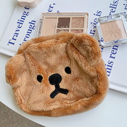 Jonlaki Geldbörse, Leichte und Tragbare Münzgrundstücke für Frauen mit Cartoonbärenform -Anime -Brieftasche für Frauen, Mädchen und Stabilien (Kaffee) von Jonlaki