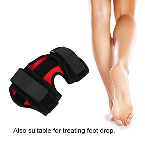 Knieschienenstütze, verstellbare Fußstütze Flexibel zur Befestigung der Beine Knöchelorthese Stützstütze Geeignet für Erwachsene und Kinder von Jonlaki