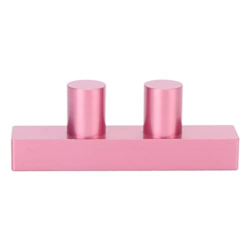Lippenstift-Formen 12.1, Aluminiumlegierung DIY Dual Lip Balm Maker Tool, Make-up-Kosmetik-Lippenstift-Formen Roségold (2 Löcher) von Jonlaki