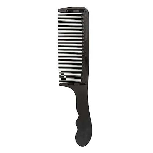 Professionelles Friseurwerkzeug, S-förmiger, Gebogener Friseur-Haarschneidekamm für Effizientes Haarschneiden, Perfekt für Männer und Frauen (Schwarz) von Jonlaki