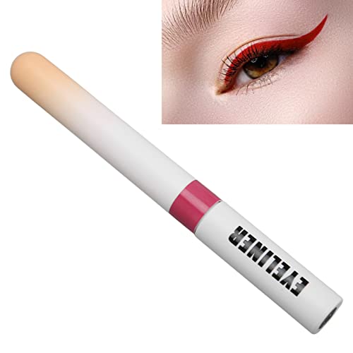 Roter Flüssiger Eyeliner-Stift, 3,5 G, Wasserdichter, Wischfester, Professioneller Make-up-Eyeliner-Stift, Ultrafeine Spitze, Schnell Trocknender Eyeliner für Augen-Make-up-Kunst von Jonlaki