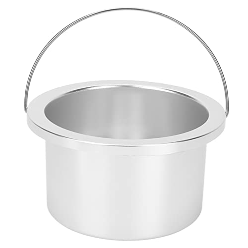 Wax Pot Wax Warmer, 4.13in Wax Heat Machine Ersatztopf Leerer Topf aus Aluminiumlegierung für Wachs, Silver Wax Warmer Inner Pot von Jonlaki