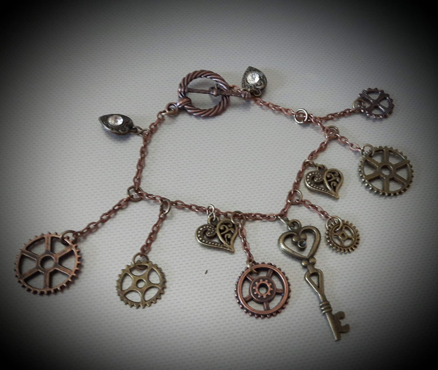 steampunk-stil Kupfer Und Bronze-Armband steampunk-stil Kupfer Und Bronze-Armband von JonnasMagicalRealms