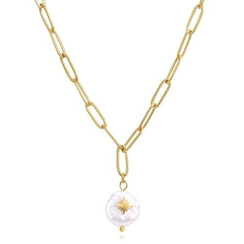 Joo&Rind YeGieonr Halskette Dame Gold, Edelstahl Initialen Buchstaben Anhänger Kette,18K Vergoldet A-Z Buchstabenkette, Personalisierte Geburtstagsgeschenke für Frauen und Mädchen von Joo&Rind