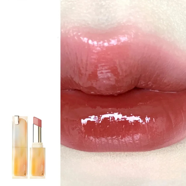 Joocyee - Crystal Jelly Mirror Lipstick - 3.5g - 516 Pinenut Chocolate von Joocyee