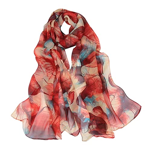 Jooffery Pashmina 100% Seidenschal aus Indien für Damen & Herren, Paisley Muster, Schal aus reiner Seide - diverse Designs Halstücher Seidentuch Schals Damen Halstuch Seidenschal von Jooffery