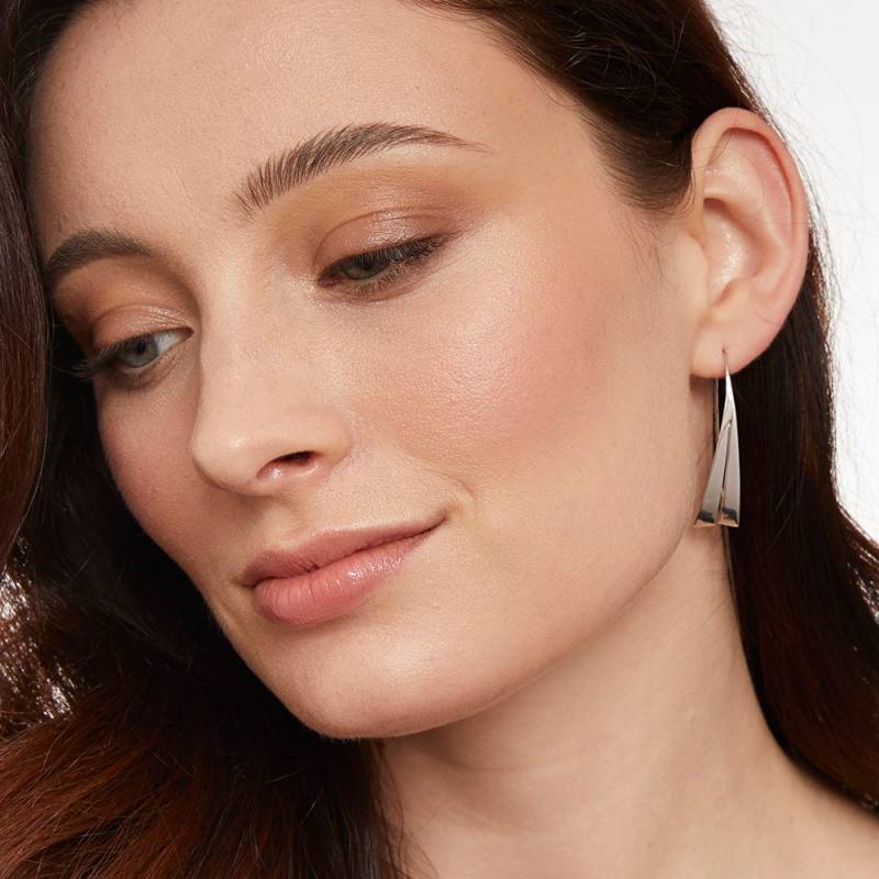 sterling Silber Große Split Segel Ohrringe Zum Durchziehen von JoolsByJennyBrownCo