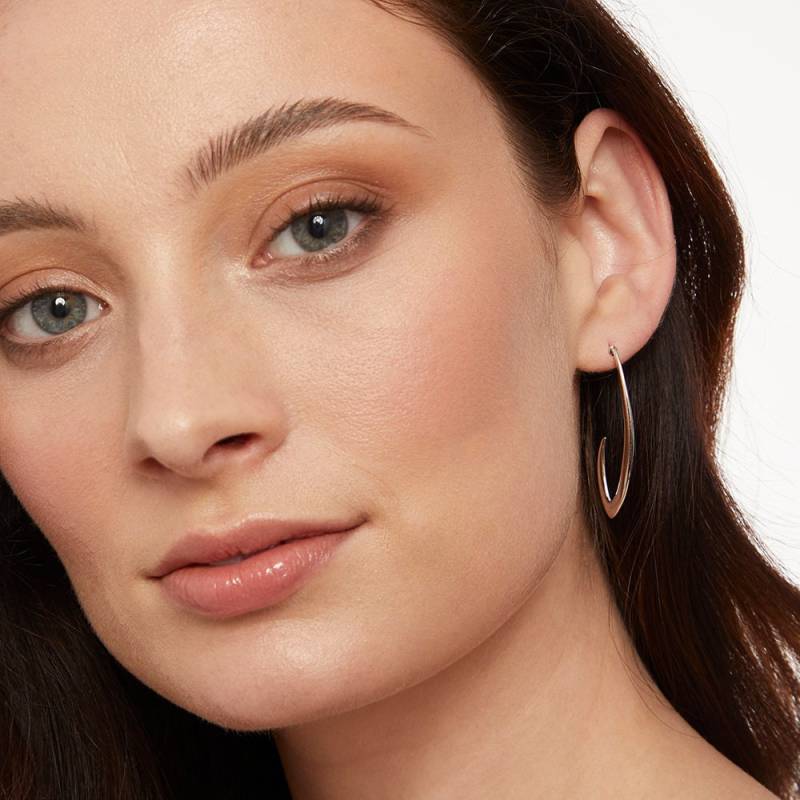 sterling Silber Halb Offene Creolen von JoolsByJennyBrownCo