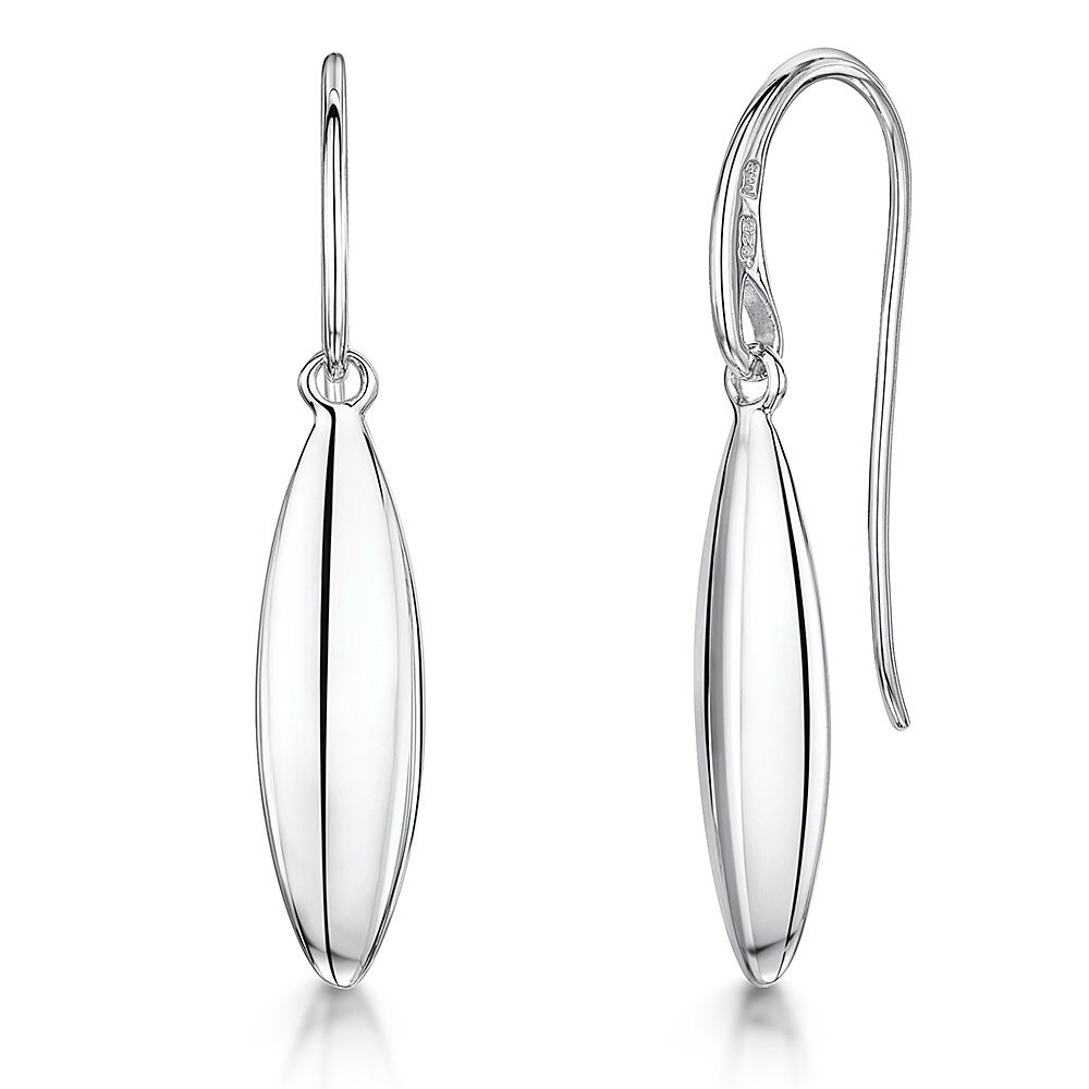sterling Silber Pod Tropfen Threader Ohrringe von JoolsByJennyBrownCo