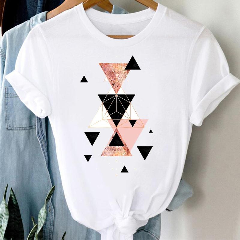 (Asiatische Größe) Aquarell Feder Vintage Vogel Frauen Print Kurzarm T-shirt Top Mode T-shirt Kleidung Casual Sommer Dame Weibliche Grafik T-shirt XXXXL von Joom DACH